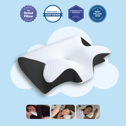 LumoraRest® Pain Relief Pillow for Neck and Shoulder Support