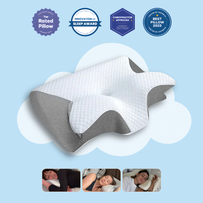 LumoraRest® Pain Relief Pillow for Neck and Shoulder Support