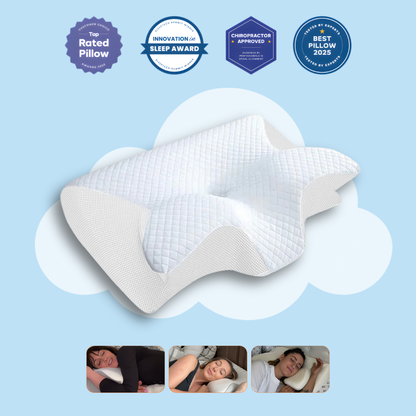 LumoraRest® Pain Relief Pillow for Neck and Shoulder Support